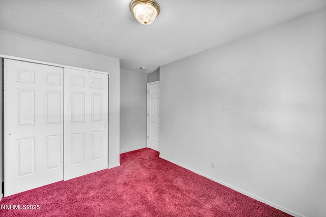 1331 Victoria Dr, Gardnerville, NV 89460 - unfurnished bedroom featuring dark carpet and a closet