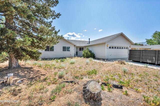 1331 Victoria Dr, Gardnerville, NV 89460 - ranch-style home featuring a garage