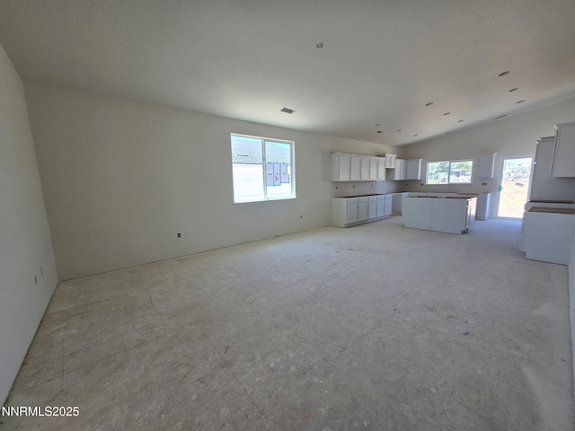 4059 Cone Peak Ct, Reno, NV 89508 - unfurnished living room with lofted ceiling
