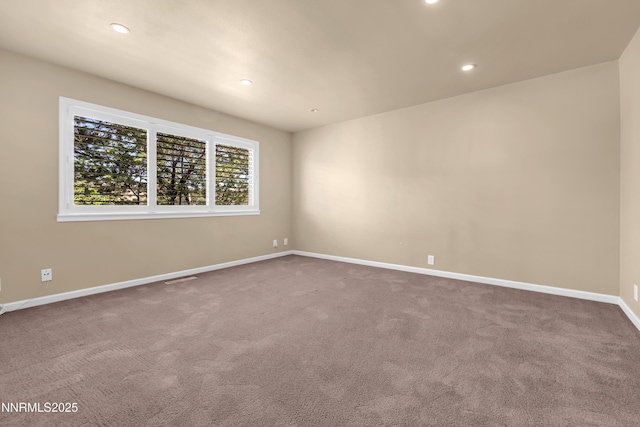 3467 Skyline Blvd, Reno, NV 89509 - carpeted empty room featuring baseboards and recessed lighting
