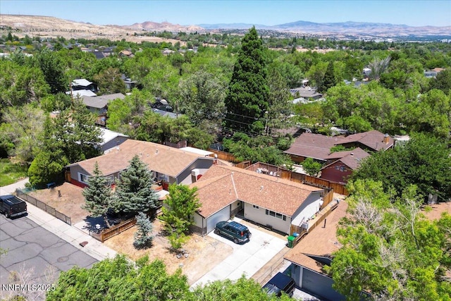 1350 Marne Dr, Reno, NV 89503 - aerial view of residential area featuring a mountain backdrop