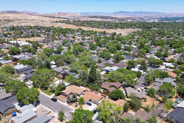 1350 Marne Dr, Reno, NV 89503 - aerial perspective of suburban area featuring mountains