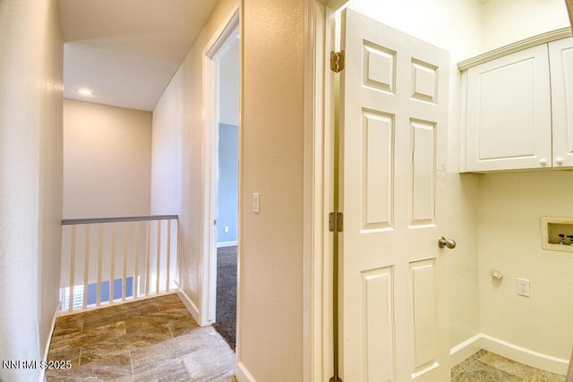 10595 Baton Ct, Reno, NV 89521 - laundry room with cabinet space, washer hookup, and baseboards