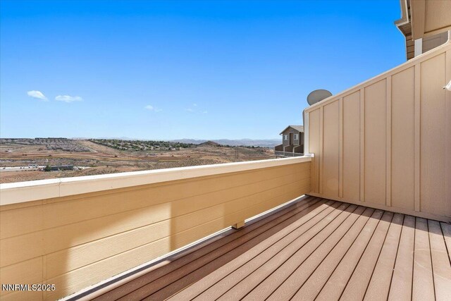 4136 Kathleen Denise Ln, Reno, NV 89503 - deck featuring a mountain view