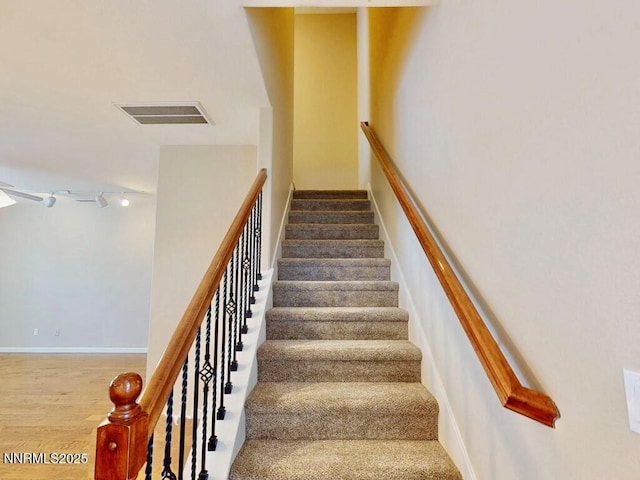 2180 Alamo Square Way, Reno, NV 89509 - stairway featuring wood finished floors
