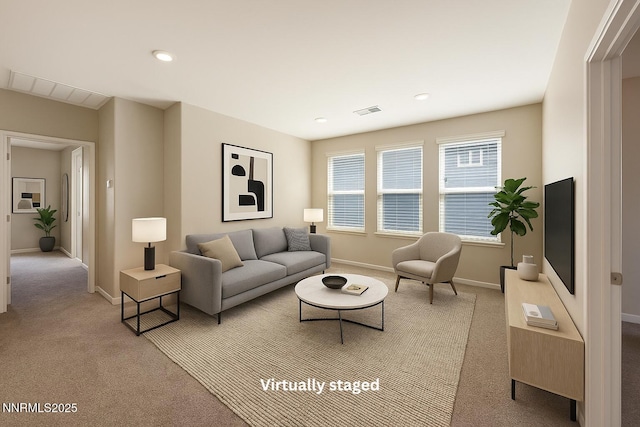 2180 Alamo Square Way, Reno, NV 89509 - carpeted living room featuring recessed lighting
