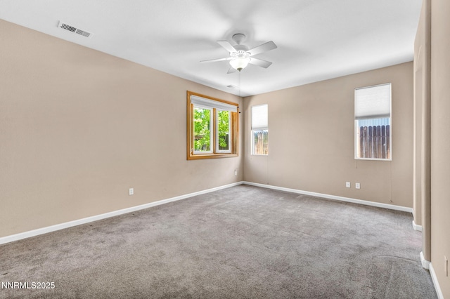 10559 Iron Point Cir, Reno, NV 89521 - carpeted spare room featuring a ceiling fan and baseboards