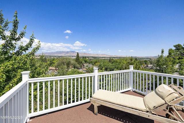 1435 Palisade Dr, Reno, NV 89509 - balcony featuring a mountain view
