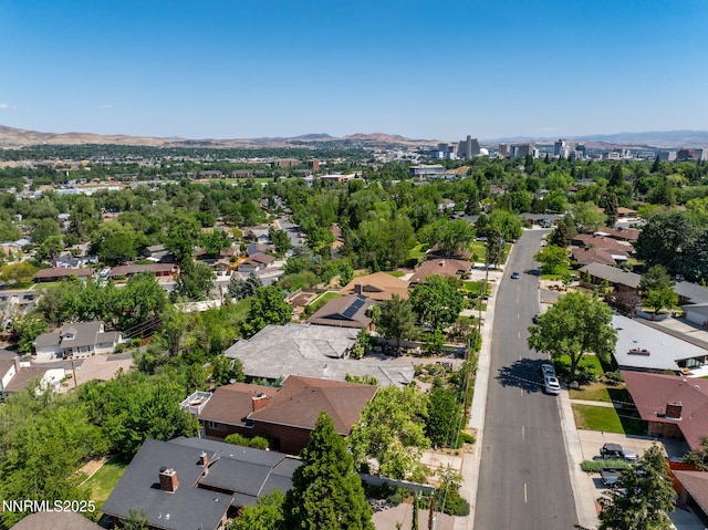 1435 Palisade Dr, Reno, NV 89509 - aerial view of residential area featuring a mountain backdrop
