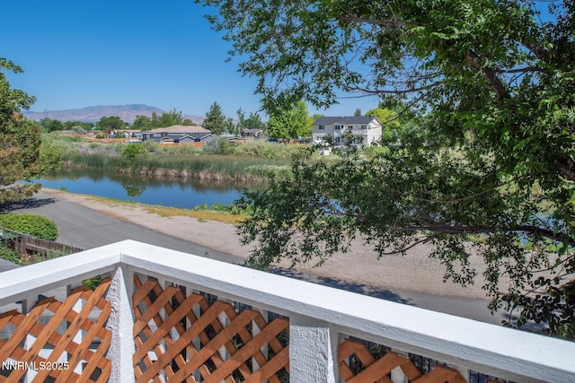 4734 Tierrapark Ct, Reno, NV 89502 - water view featuring a mountain backdrop