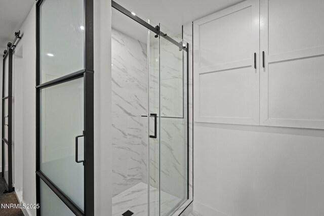 909 Tyner Way, Incline Village, NV 89451 - bathroom with a marble finish shower and baseboards