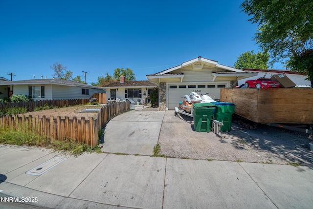 1650 Trabert Way, Sparks, NV 89431 - ranch-style house with a garage and concrete driveway