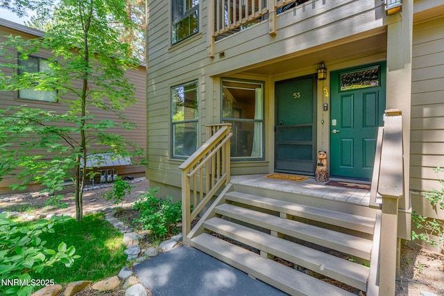 136 Juanita Dr Unit 53, Incline Village, NV 89451 - doorway to property featuring a balcony