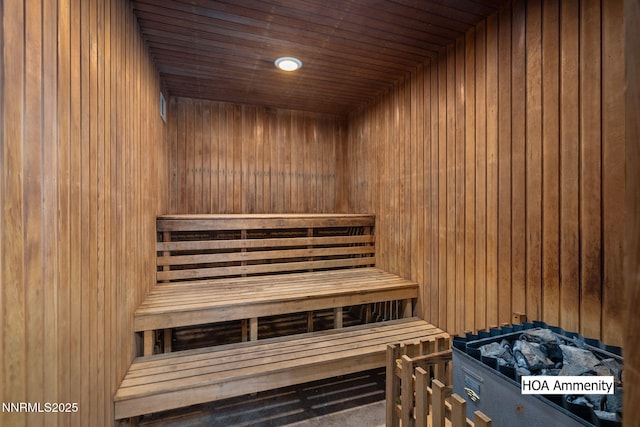 136 Juanita Dr Unit 53, Incline Village, NV 89451 - sauna / steam room featuring wooden walls and wood ceiling