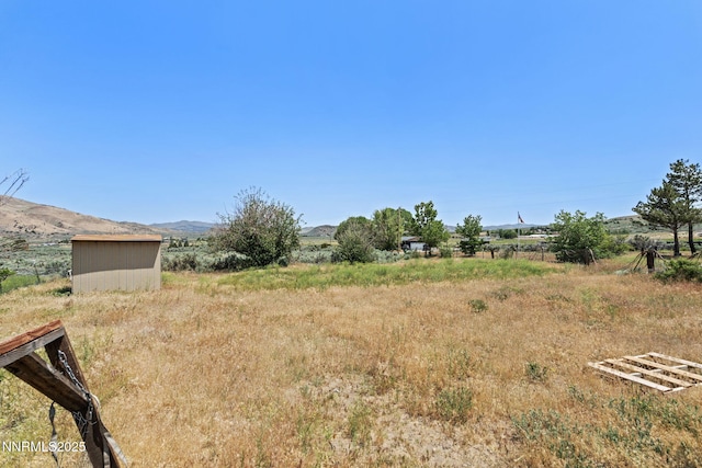 105 Rodeo Dr, Reno, NV 89508 - view of yard with a mountain view and a view of countryside