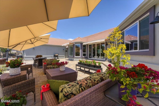 346 Wolf Run Ct, Reno, NV 89511 - view of patio / terrace featuring an outdoor hangout area