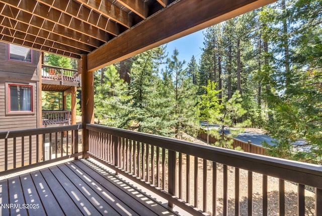 886 Rosewood Cir, Incline Village, NV 89451 - view of wooden terrace