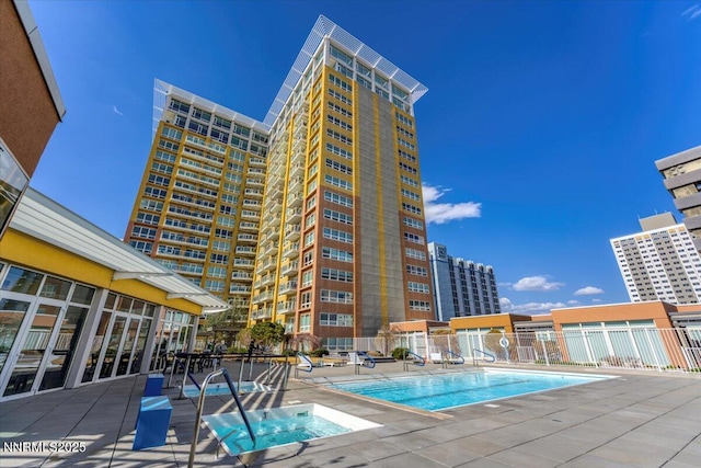 255 N Sierra St Unit 1709, Reno, NV 89501 - community pool with a patio area and a hot tub