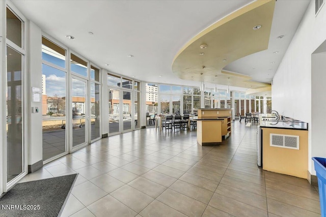 255 N Sierra St Unit 1709, Reno, NV 89501 - common area with floor to ceiling windows and recessed lighting