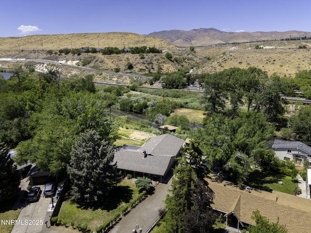 4879 Idlewild Dr, Reno, NV 89519 - aerial view of property's location with mountains