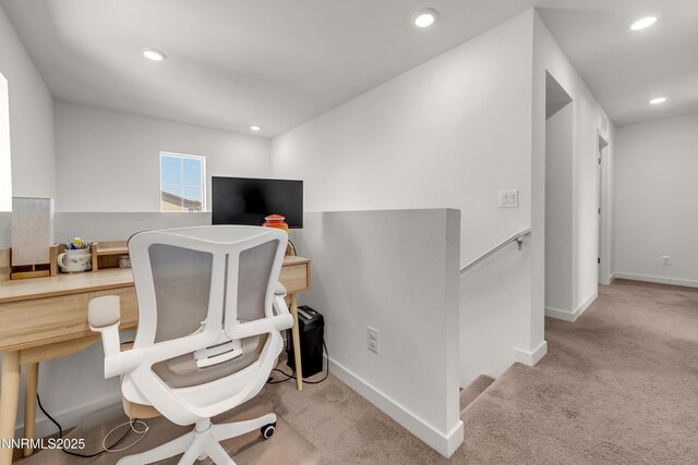 503 Astraea Trl, Reno, NV 89506 - office area featuring carpet floors, recessed lighting, and baseboards