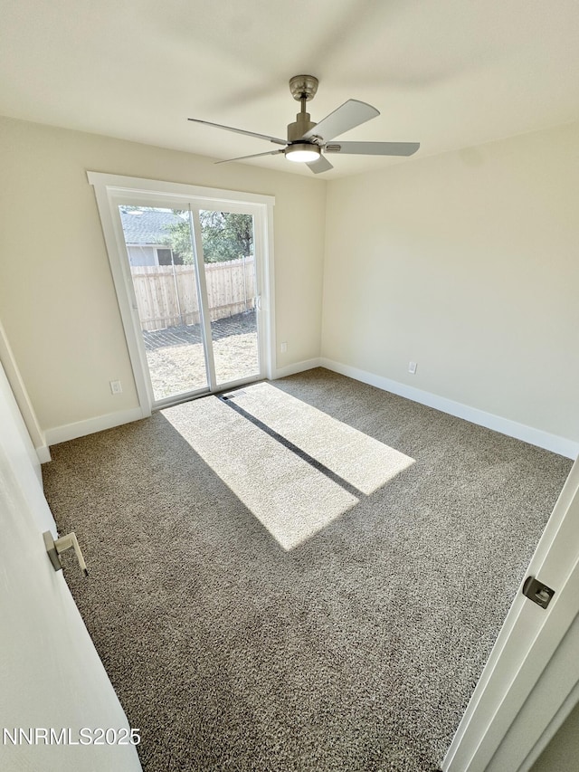 8410 Red Baron Blvd, Reno, NV 89506 - empty room with a ceiling fan, carpet, and baseboards