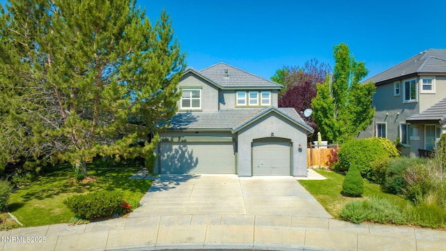 6978 Poco Bueno Cir, Sparks, NV 89436 - traditional home featuring stucco siding, concrete driveway, an attached garage, and a tile roof