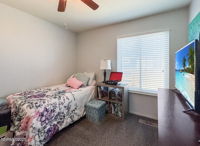602 Tamsen Rd, Fernley, NV 89408 - carpeted bedroom featuring ceiling fan and baseboards