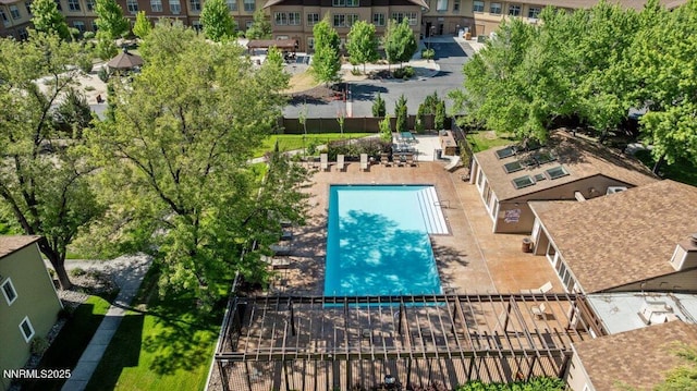 423 Barclay Ct, Reno, NV 89511 - drone / aerial view of a pool