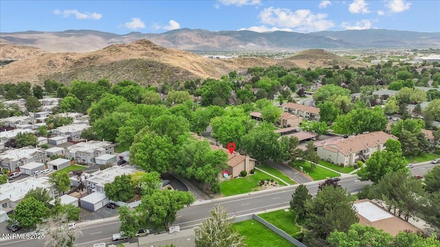 423 Barclay Ct, Reno, NV 89511 - aerial perspective of suburban area featuring a mountain backdrop