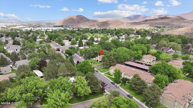 423 Barclay Ct, Reno, NV 89511 - aerial perspective of suburban area with mountains