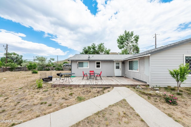 9365 Gremlin Way, Reno, NV 89506 - rear view of property featuring a deck
