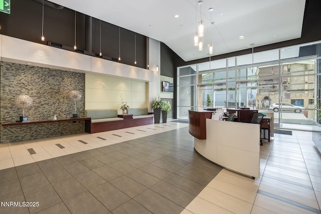 255 N Sierra St Unit 305, Reno, NV 89501 - welcome area with a high ceiling and recessed lighting
