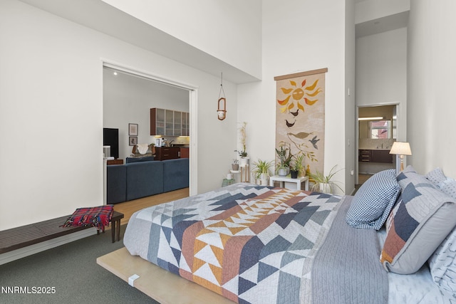 255 N Sierra St Unit 305, Reno, NV 89501 - bedroom with a towering ceiling