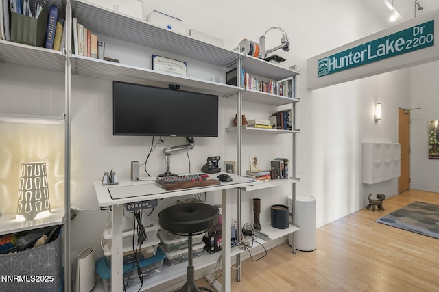 255 N Sierra St Unit 305, Reno, NV 89501 - office area with wood finished floors