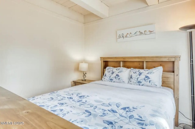 810 Alder Ave Unit 61, Incline Village, NV 89451 - bedroom featuring beam ceiling