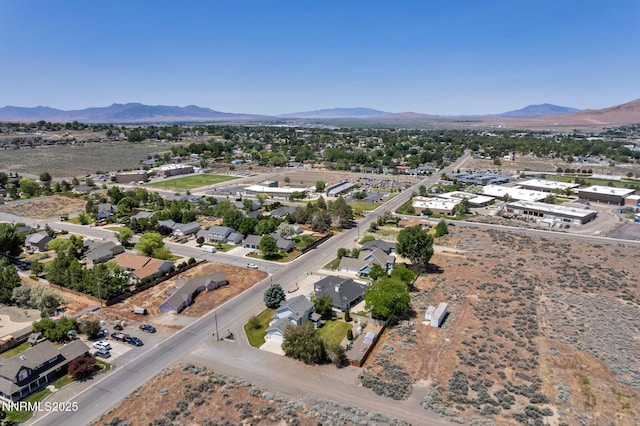 5595 Kluncy Canyon Rd, Winnemucca, NV 89445 - aerial view of property's location featuring a mountainous background