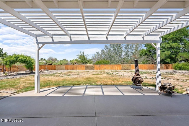 1055 Golden Park Way, Fallon, NV 89406 - view of patio featuring a pergola