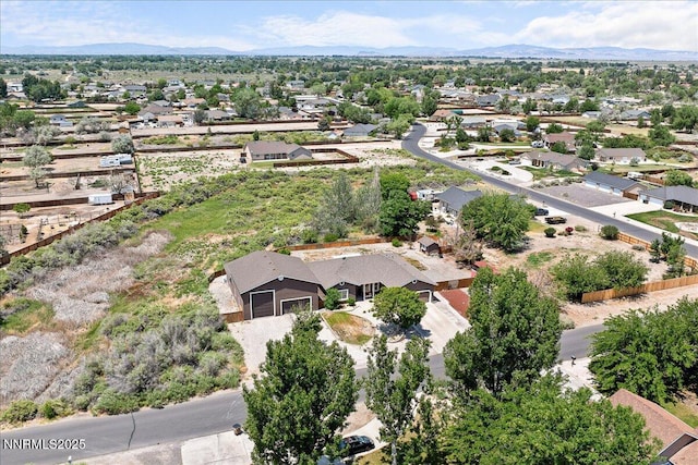 1055 Golden Park Way, Fallon, NV 89406 - aerial view of residential area featuring a mountainous background