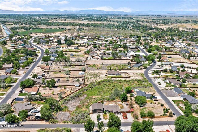 1055 Golden Park Way, Fallon, NV 89406 - aerial view of property's location featuring a mountainous background and nearby suburban area
