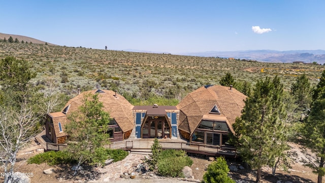 15118 N Timberline Dr, Reno, NV 89511 - aerial view of property and surrounding area featuring a mountain backdrop