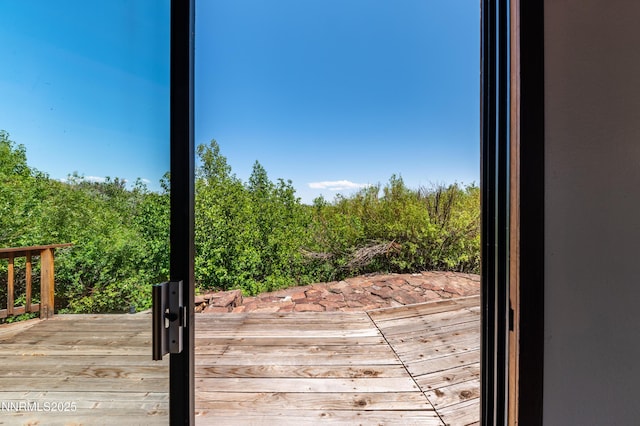 15118 N Timberline Dr, Reno, NV 89511 - view of wooden deck