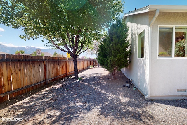 1509 Lasso Ln, Gardnerville, NV 89410 - view of yard with a mountain view