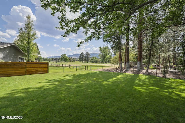 1180 Manzanita Ln, Reno, NV 89509 - view of yard with a view of rural / pastoral area and a mountain view