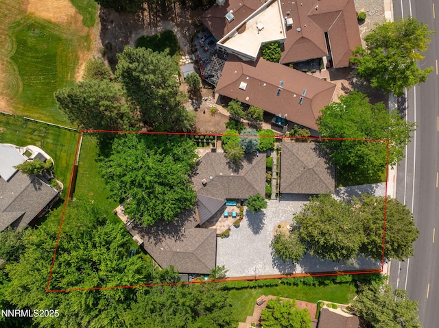 1180 Manzanita Ln, Reno, NV 89509 - aerial view of residential area featuring property parcel outlined