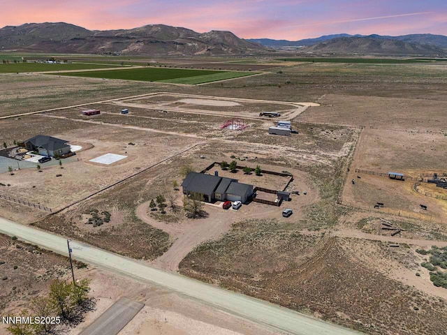 4945 Broken Spur Rd, Reno, NV 89510 - aerial overview of property's location with a mountainous background and rural landscape