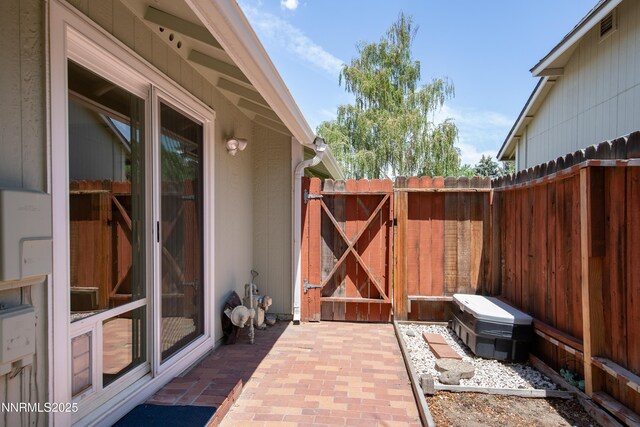 3353 Alpland Ln, Sparks, NV 89434 - view of patio with a gate