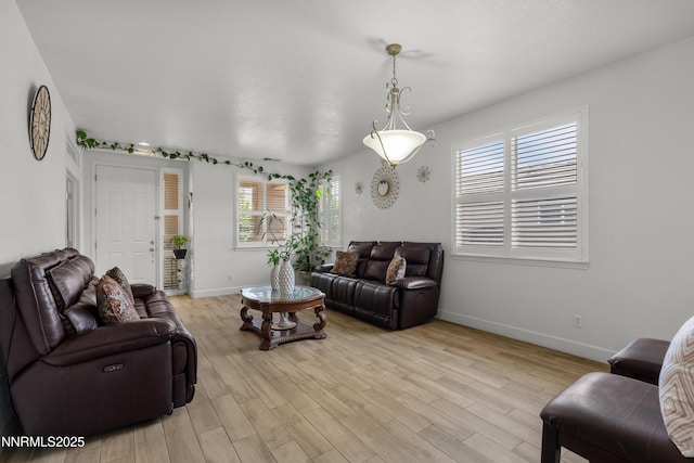 7935 Opal Station Dr, Reno, NV 89506 - living room featuring baseboards and light wood-style floors