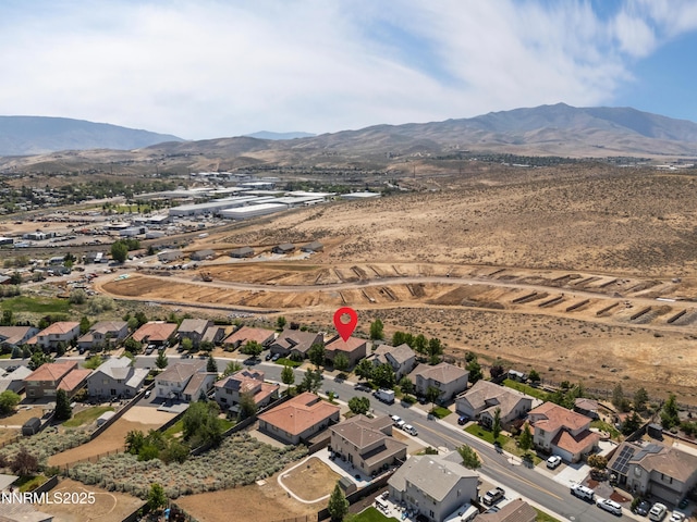 7935 Opal Station Dr, Reno, NV 89506 - aerial overview of property's location with mountains