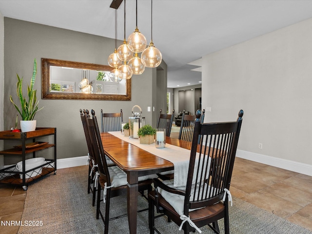 1121 Sageberry Ct, Reno, NV 89509 - dining area with baseboards and a chandelier